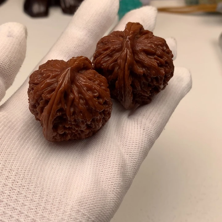 把件文玩核桃精品核桃一对