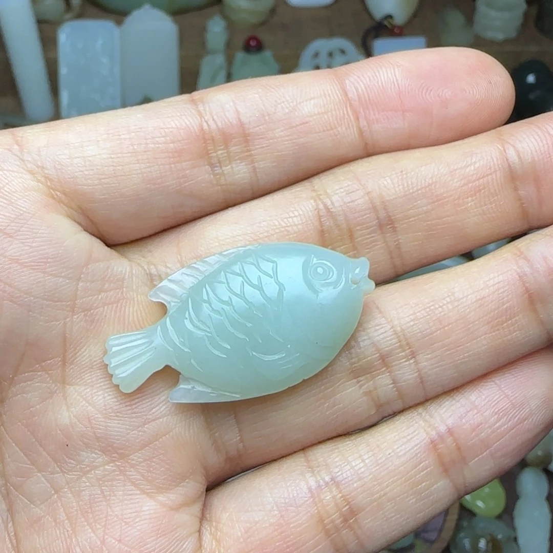 和田玉挂件未镶嵌东*