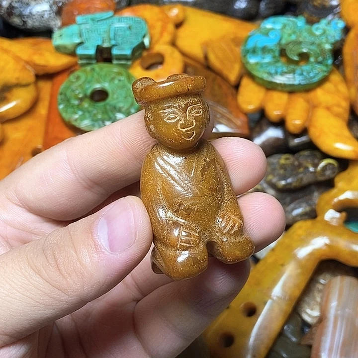 和田玉未镶嵌颈饰55