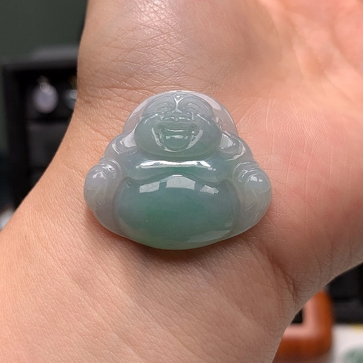 未镶嵌挂件翡翠佛公