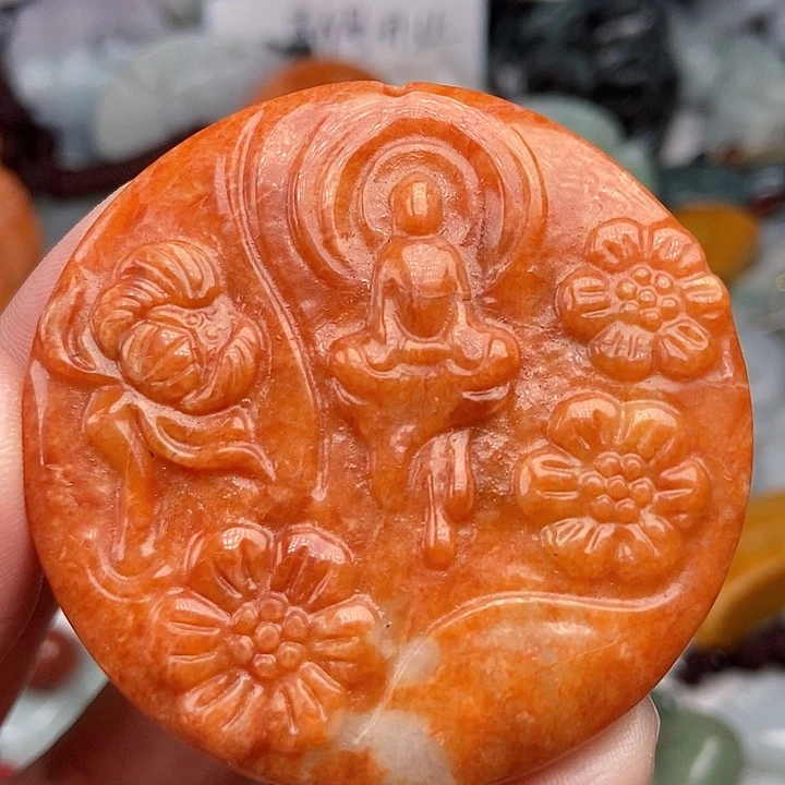 颈饰未镶嵌翡翠龙*翡翠