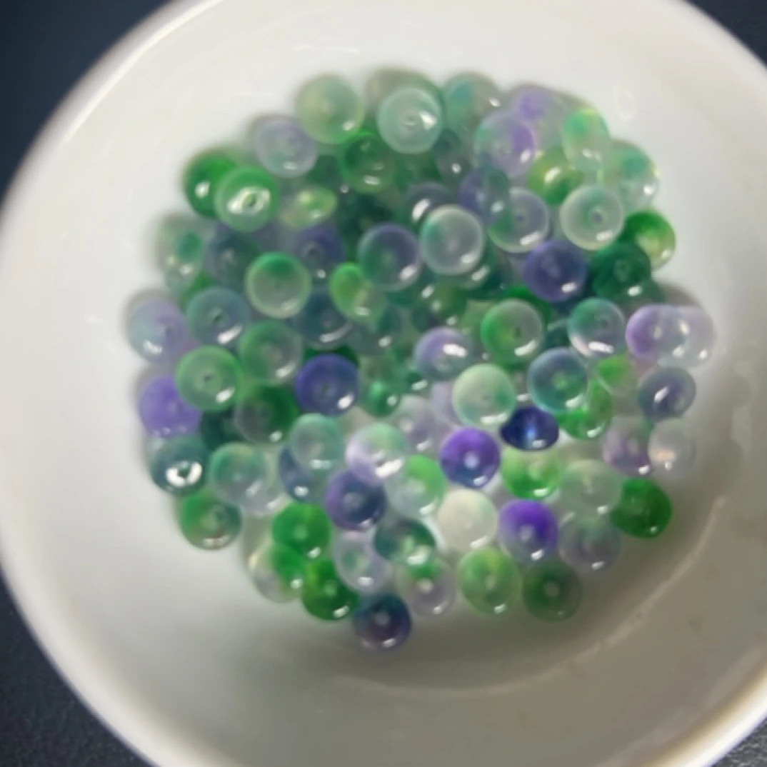 【散珠批发】W1935冰葡萄算盘5×2MM*50颗