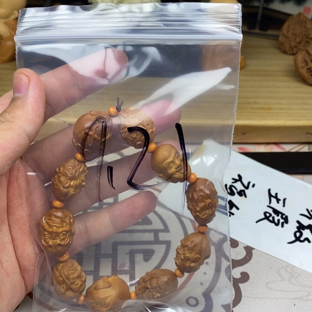 橄榄核手串/手链橄榄核雕刻工艺宇