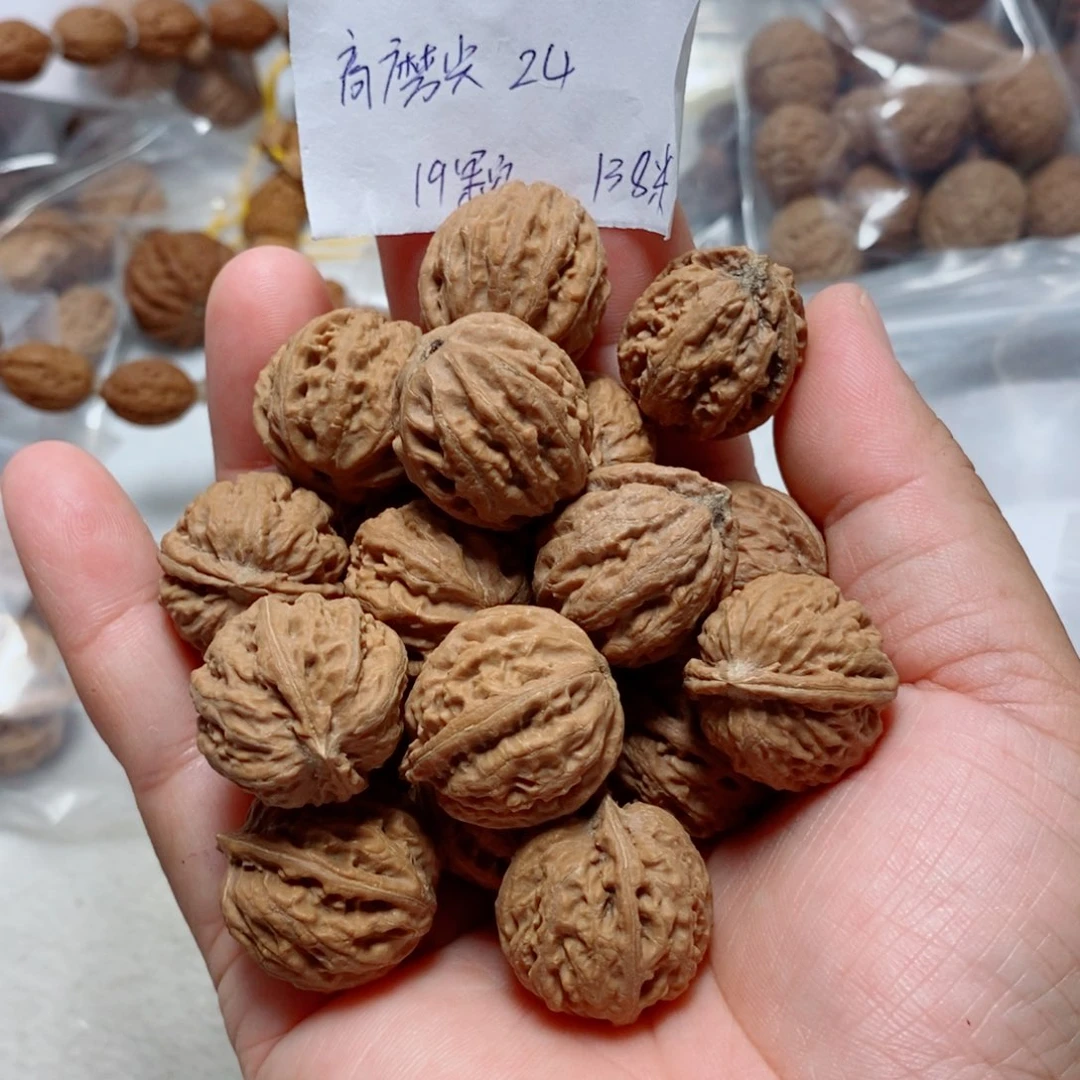 吊坠文玩核桃西瓜纹手持