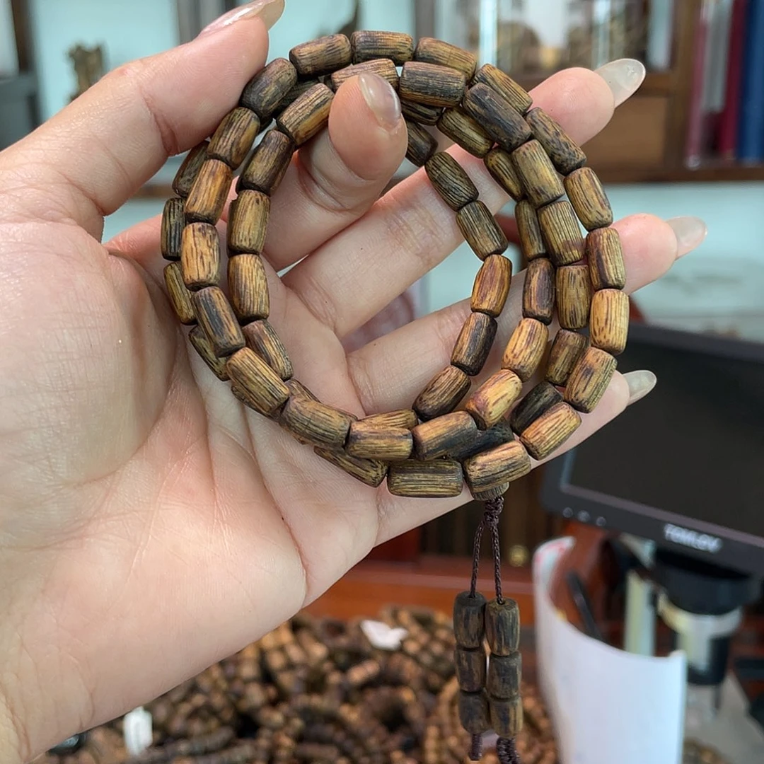 沉香沉香碎屑小桶珠多圈