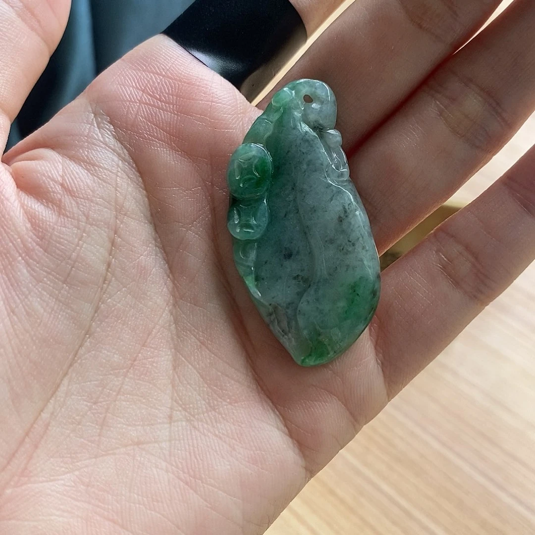 【闪购商品】颈饰未镶嵌翡翠天然缅甸A货翡翠