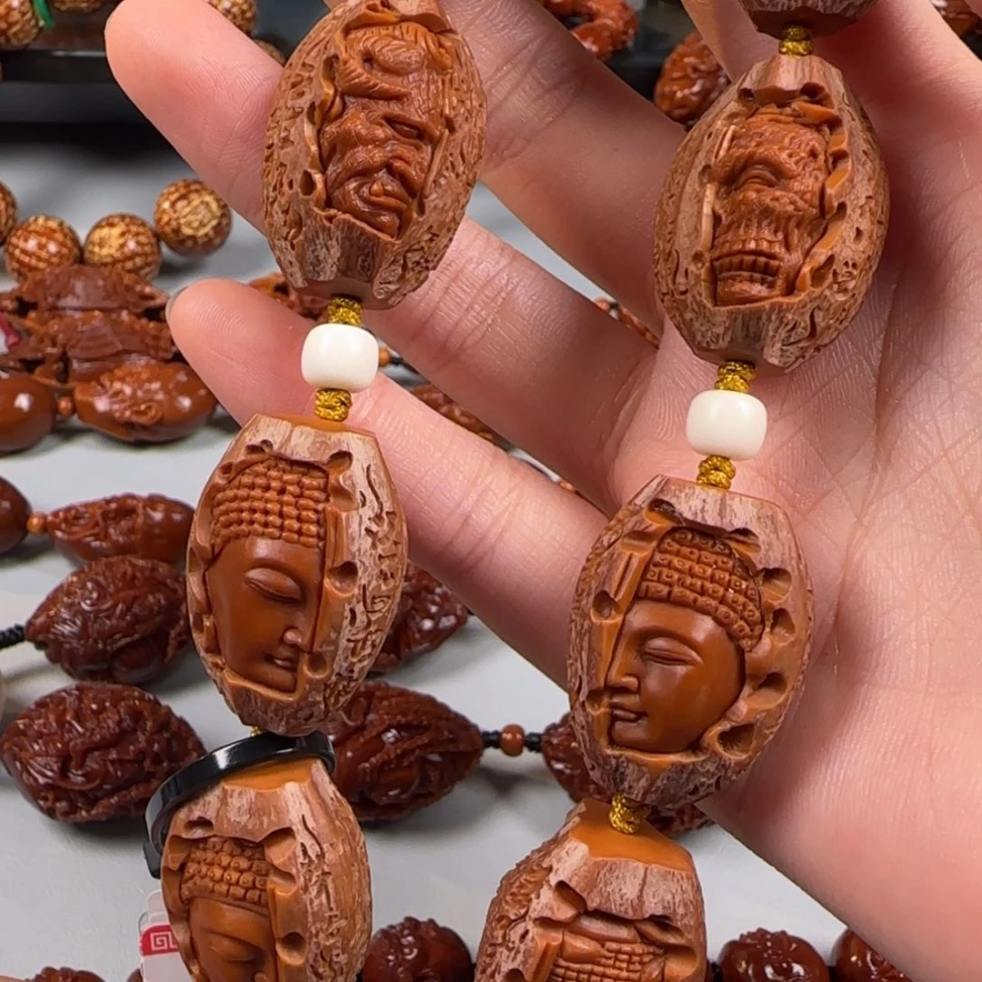 手串橄榄核水晶核一念手持