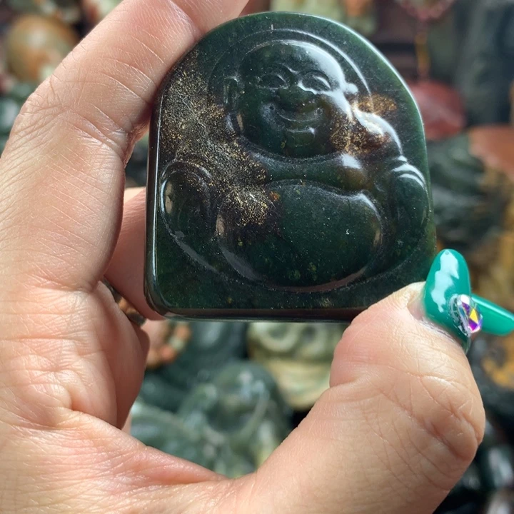 岫岩河磨玉（透闪石质玉）把件未镶嵌