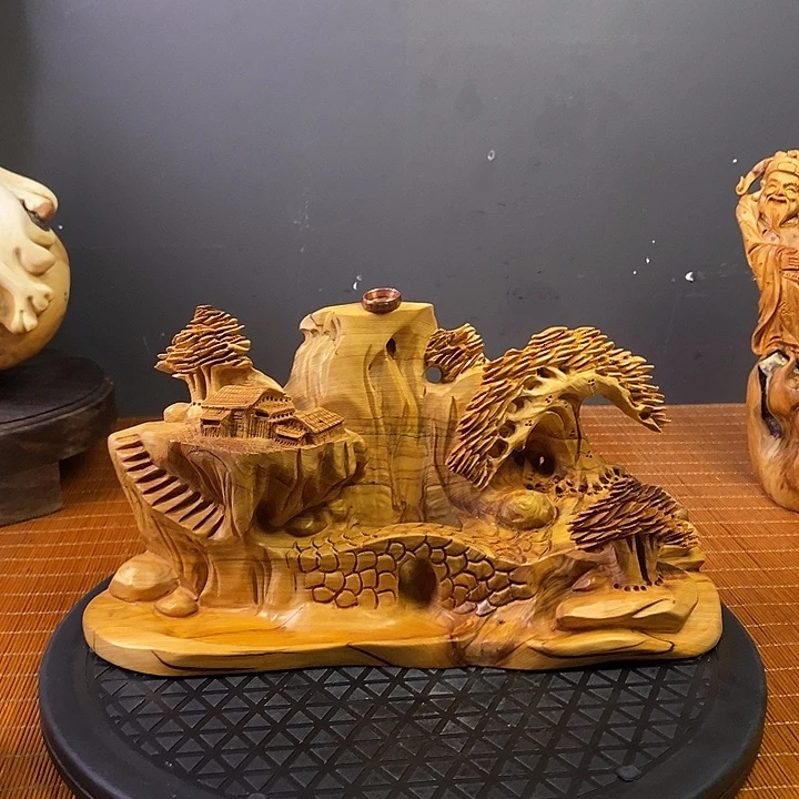柏木崖柏摆件把玩件