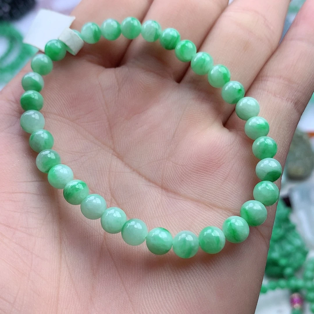 未镶嵌手链翡翠手串