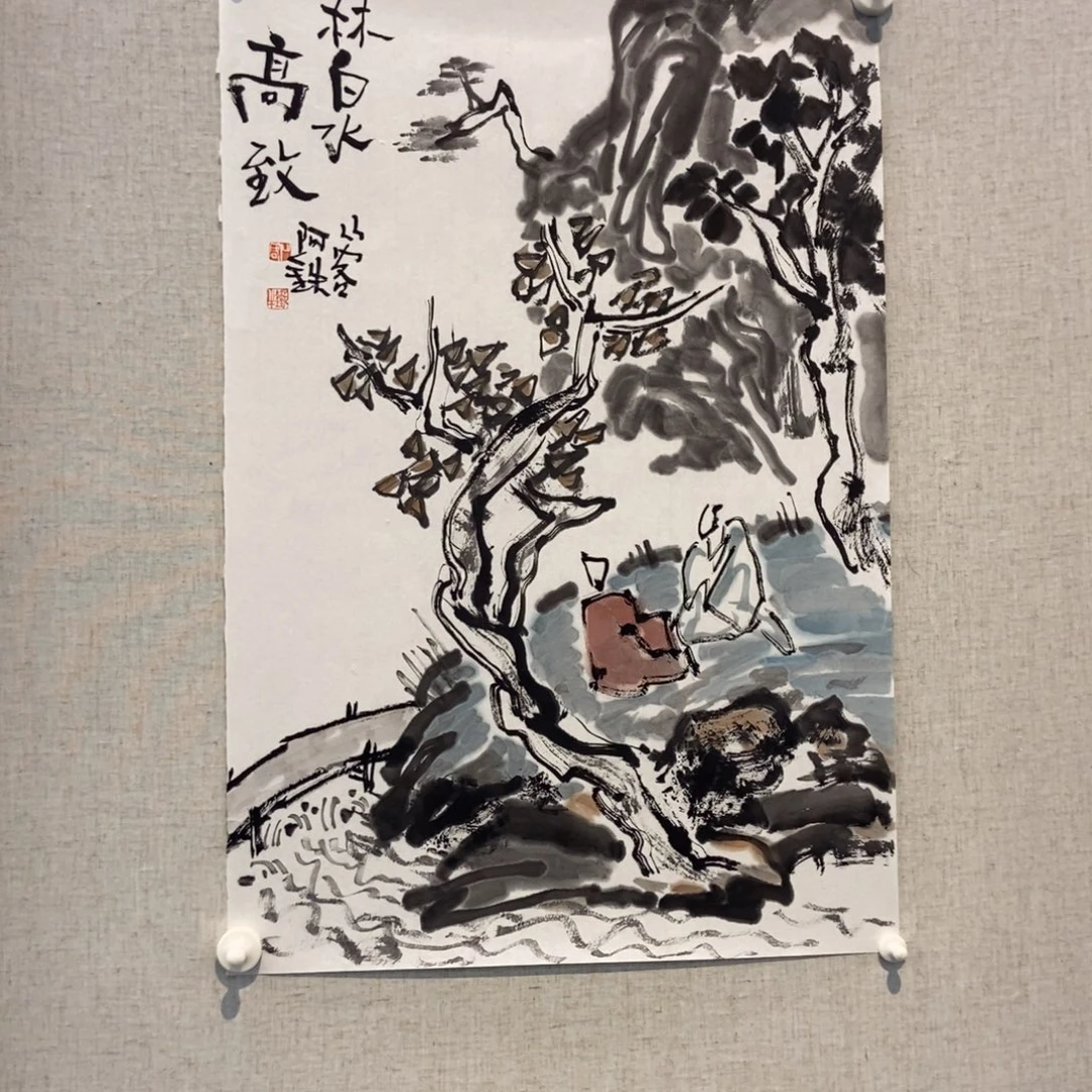 通***客国画墨鱼精品墨鱼精品