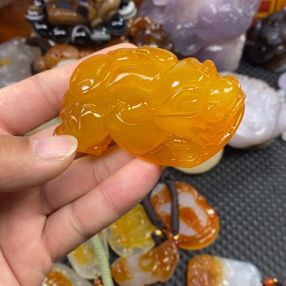 玛瑙/玉髓手把未镶嵌