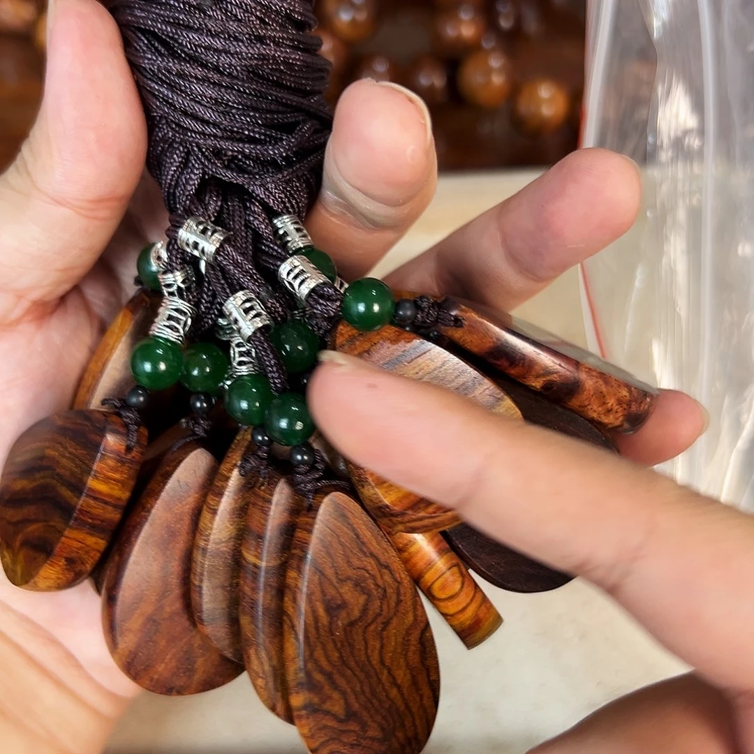 黄花梨/降香黄檀手串/手链水滴随形脖挂