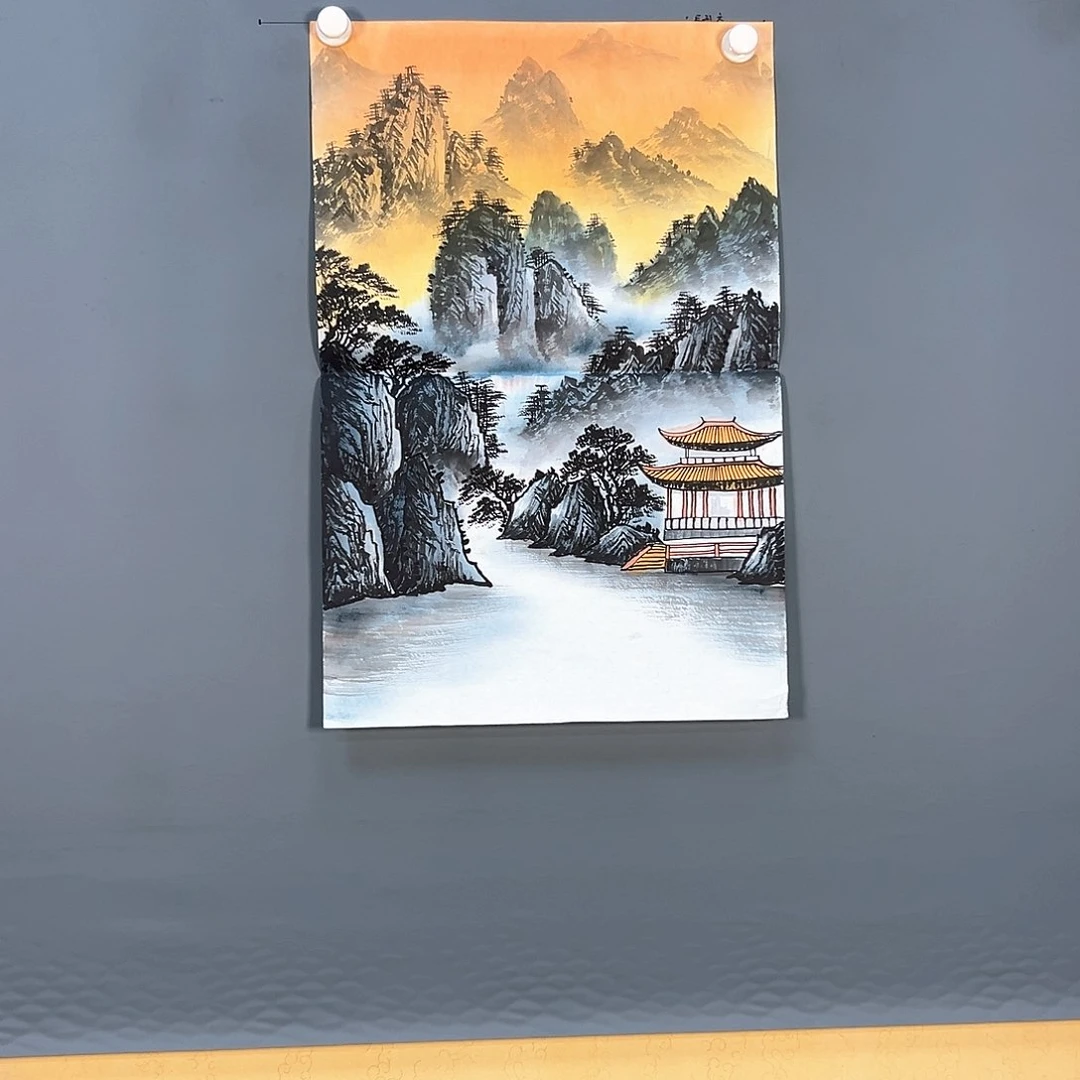 国画583 花鸟和蝴蝶都在这里