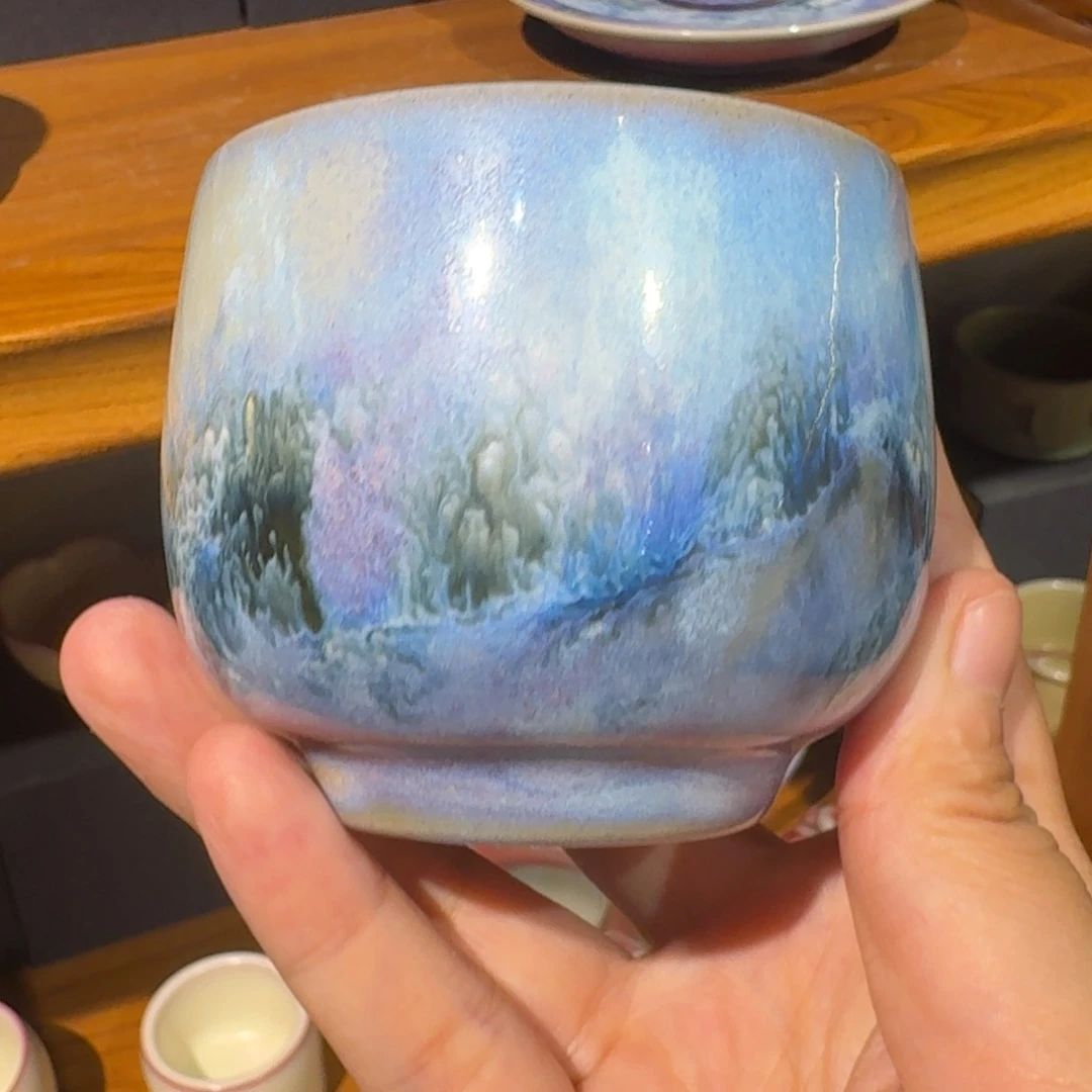 瓷片钧瓷单杯钧瓷单杯钧瓷单杯