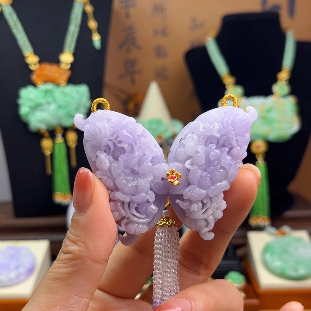 翡翠未镶嵌颈饰天然翡翠