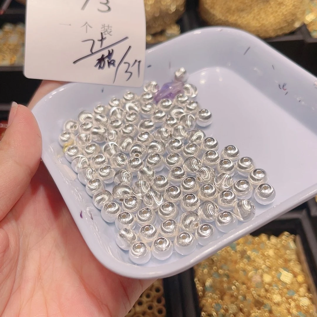 水晶珠宝半成品银S925镶嵌73