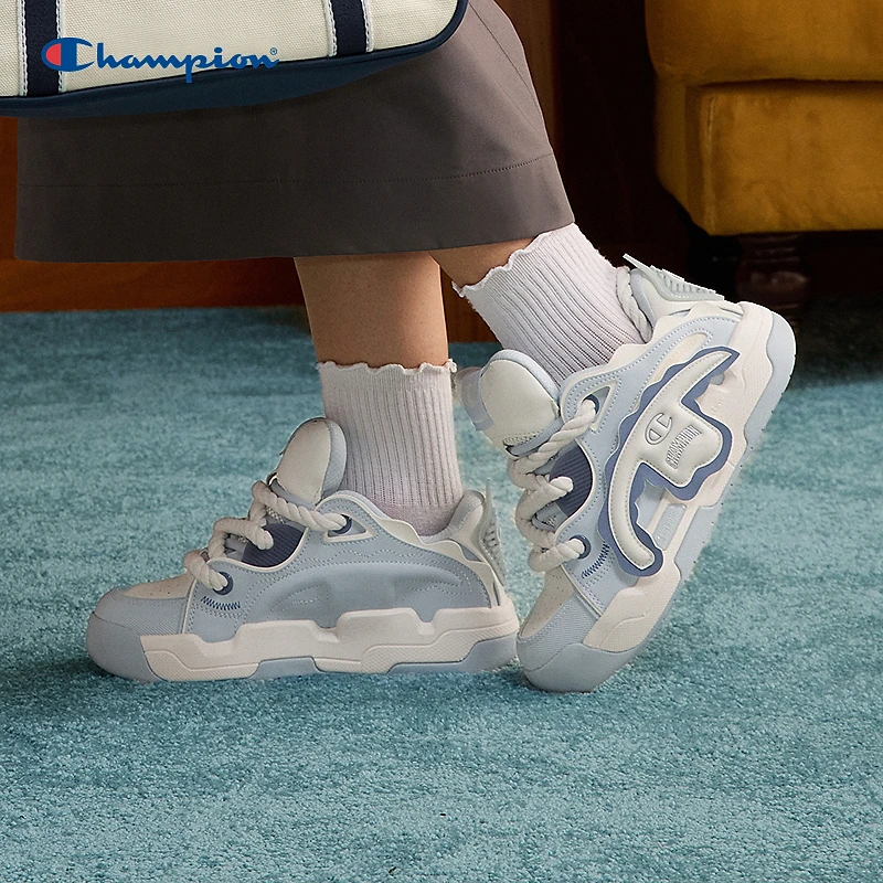 Champion冠军撕撕乐TronSkate V1时尚休闲情侣板鞋U4CFCTM02-669