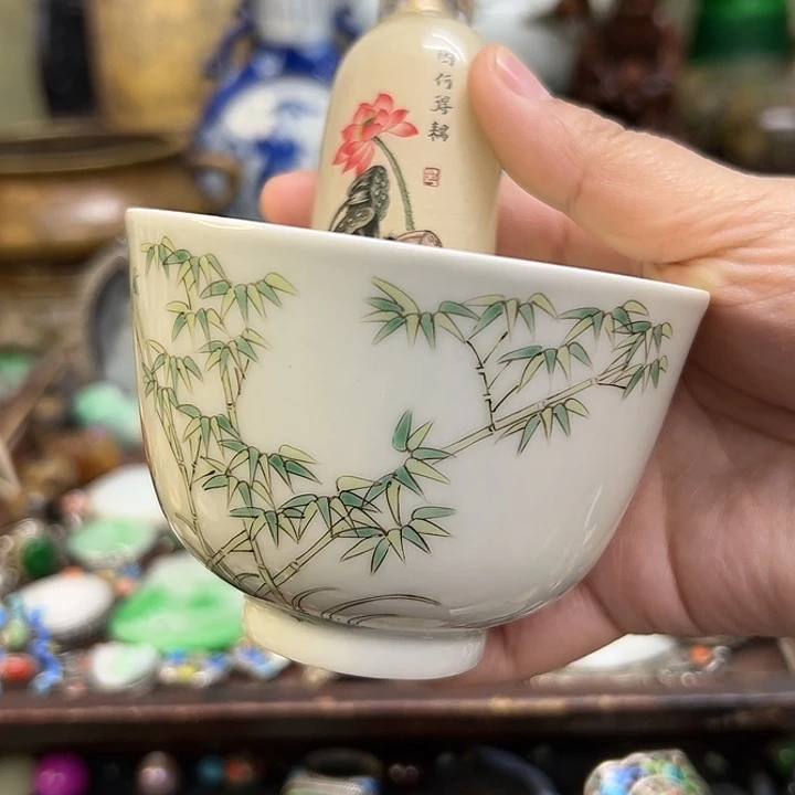 紫砂壶！茶杯！紫砂壶一*