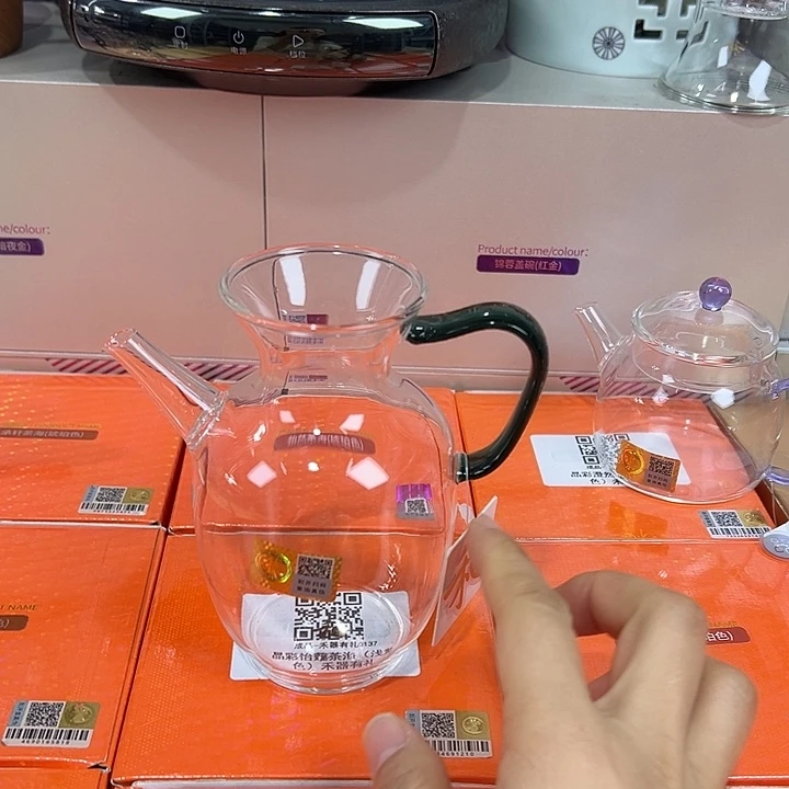 秋***栗玻璃手工艺品禾器茶器现货现发