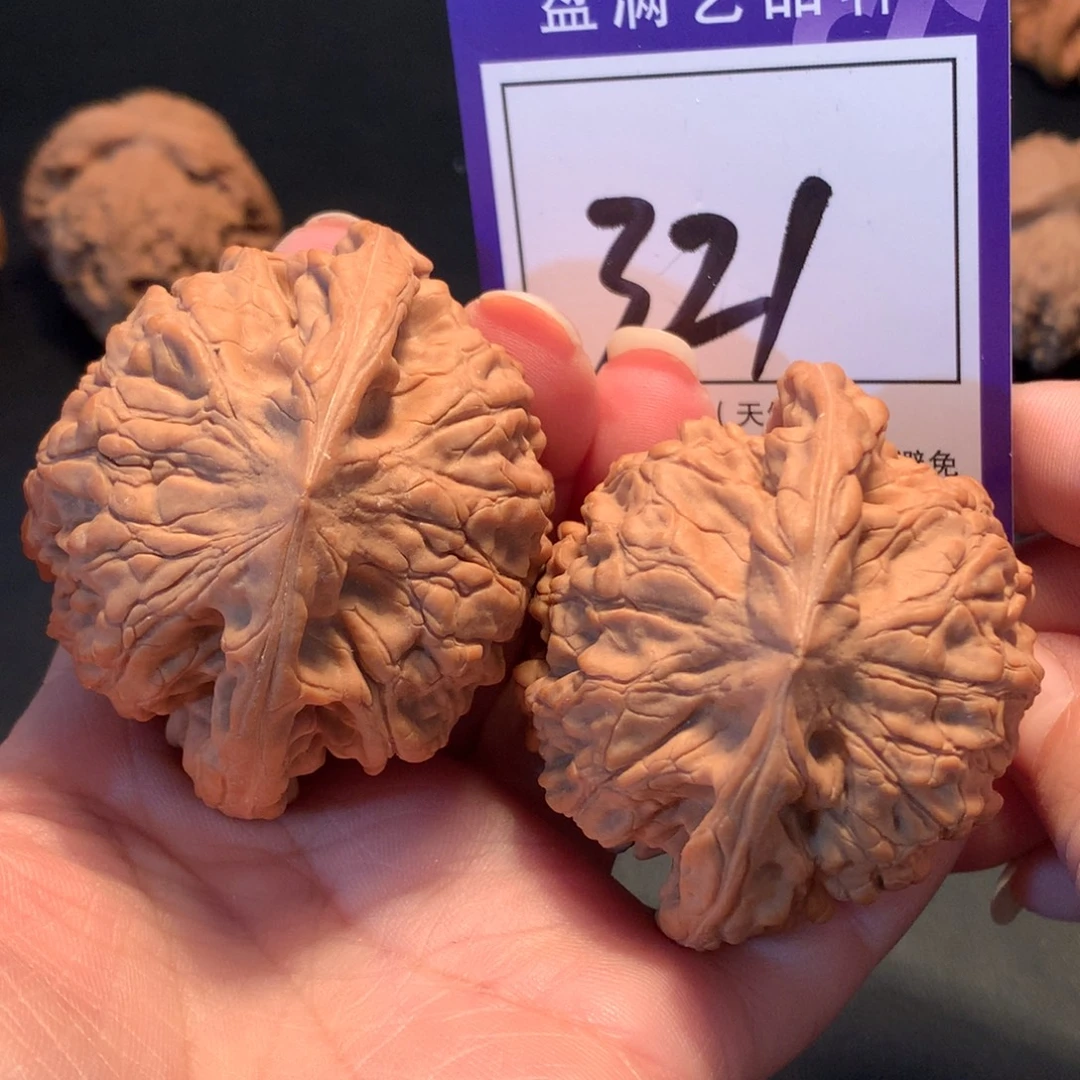 文玩核桃把件321官帽5.4