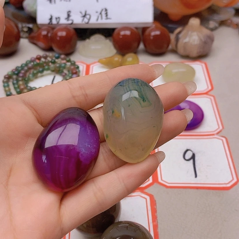 【闪购商品】未镶嵌玛瑙/玉髓珠宝半成品独**二