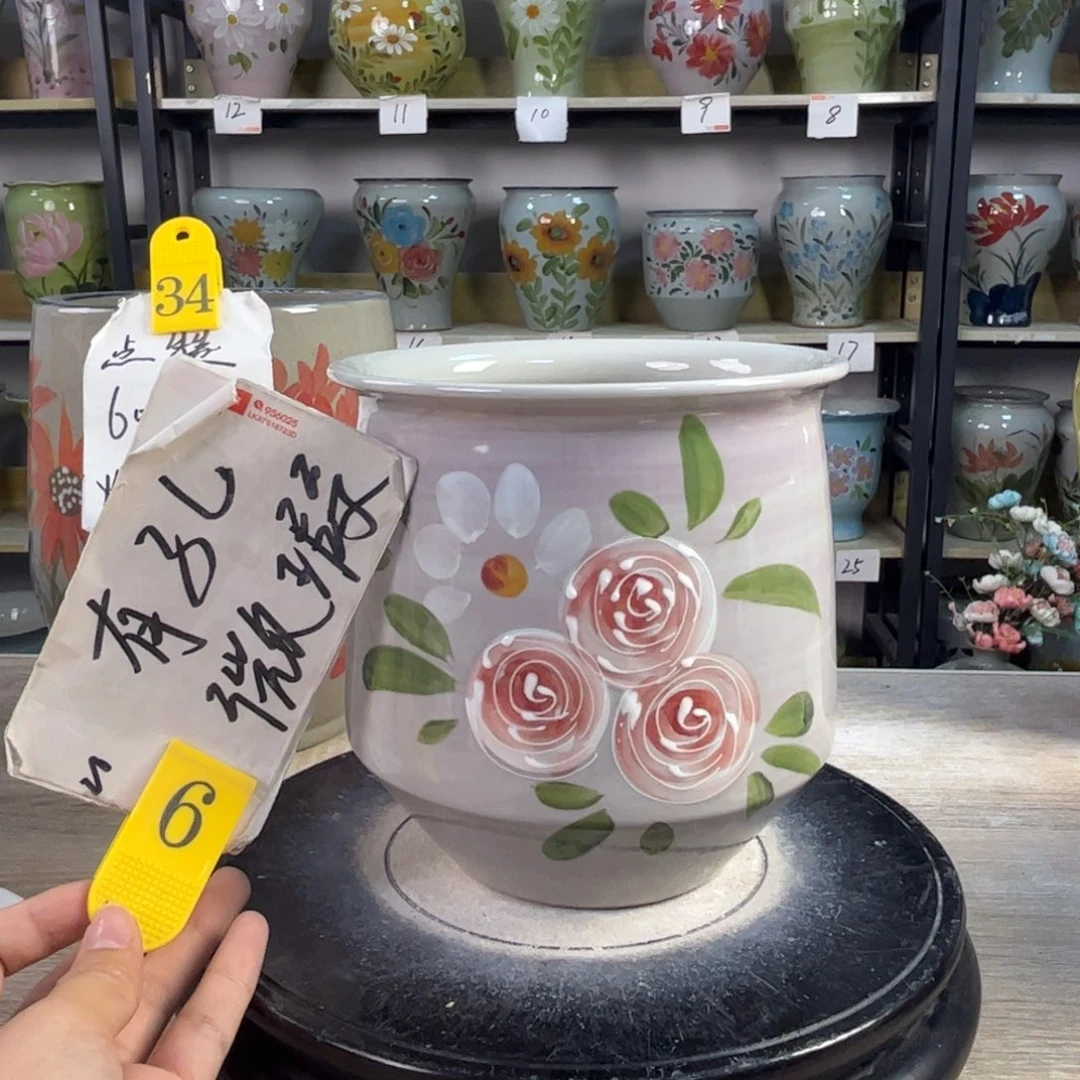 罐1tc景德镇陶瓷花盆