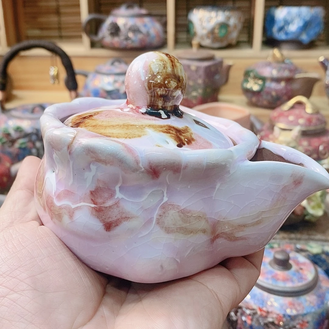 粗陶志野柴烧茶器