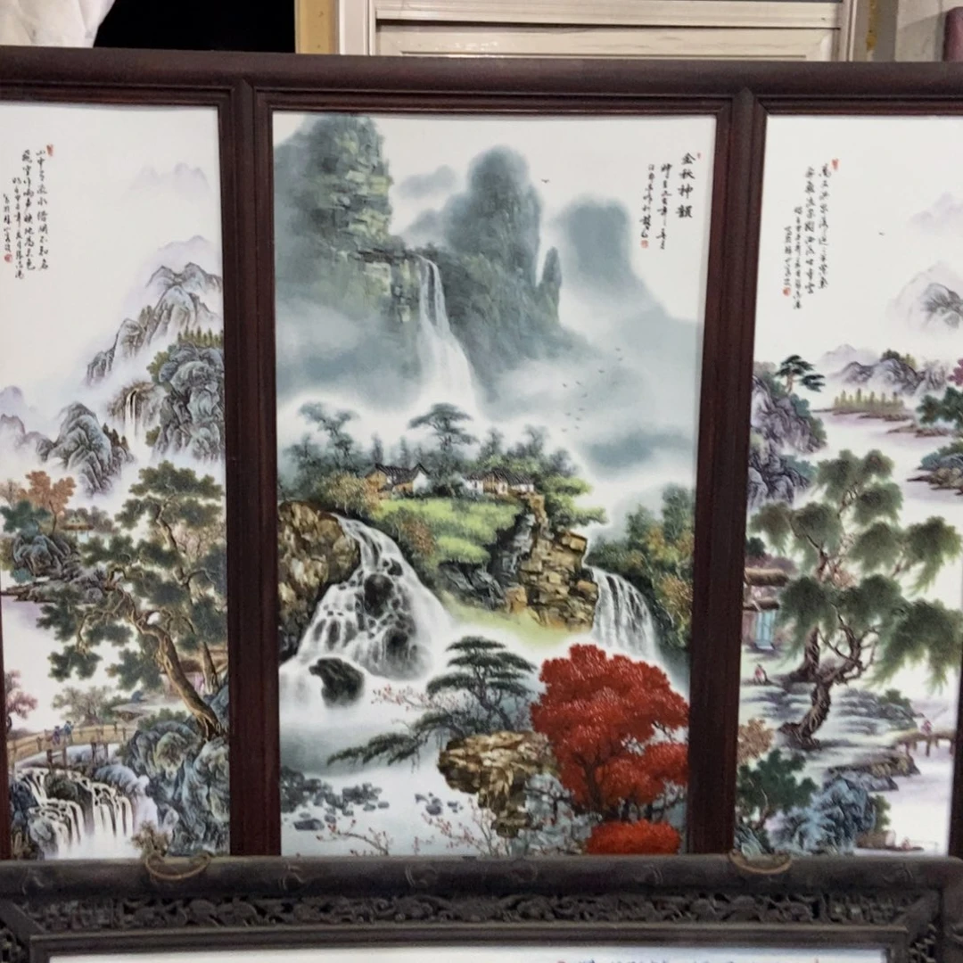 摆件用****2景德镇陶瓷瓷板画