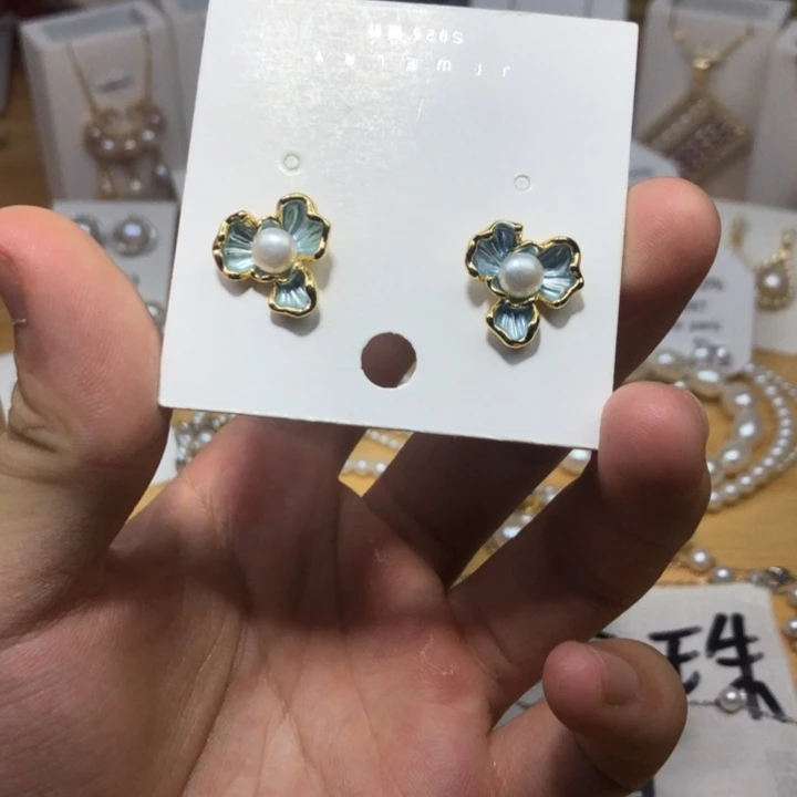 未镶嵌淡水珍珠耳饰