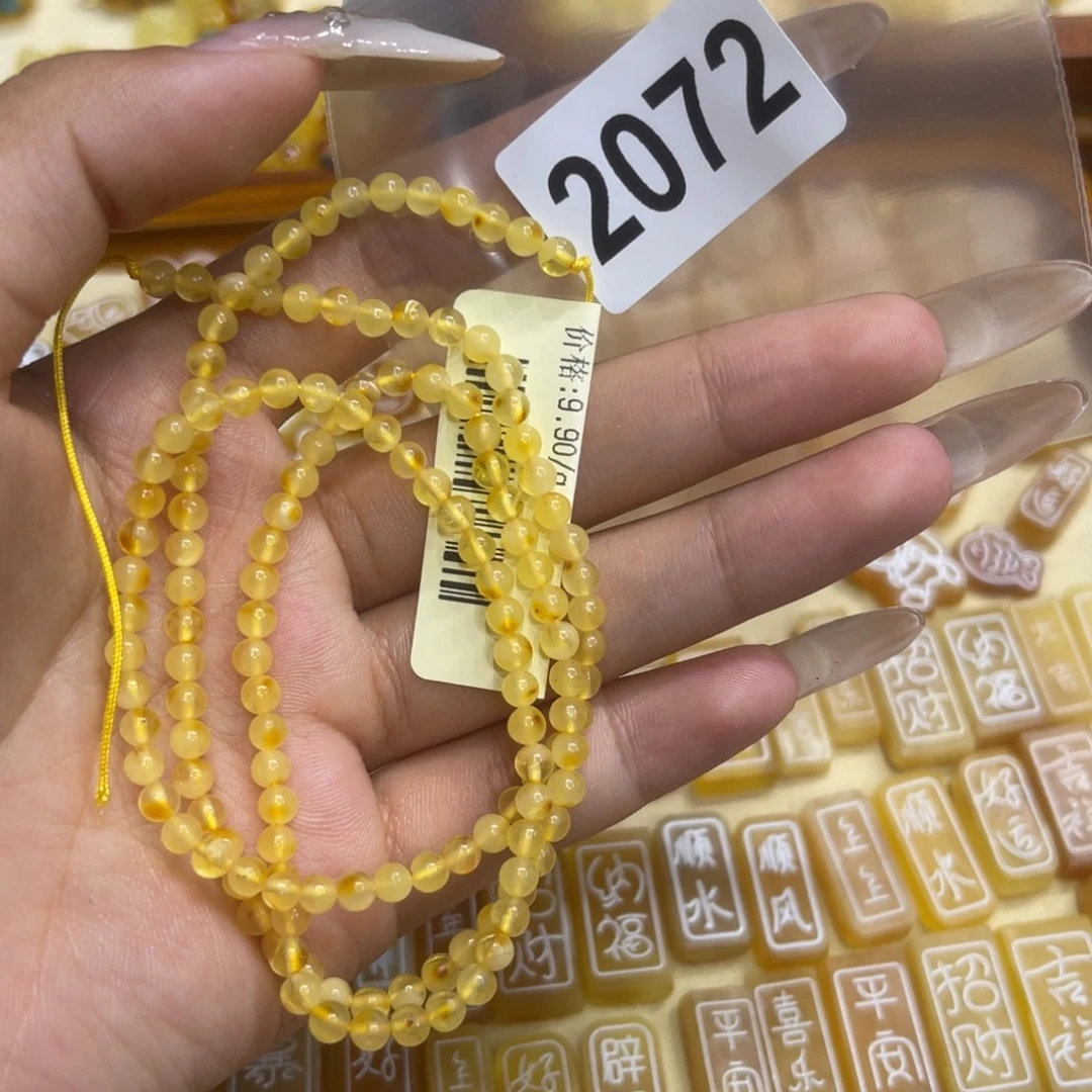 金***素琥珀未镶嵌珠宝奇石