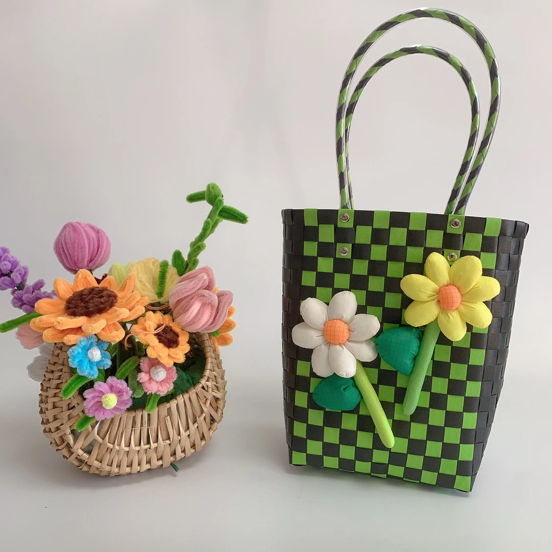 王稳庄镇DLT手作纯手工编织多功能提篮