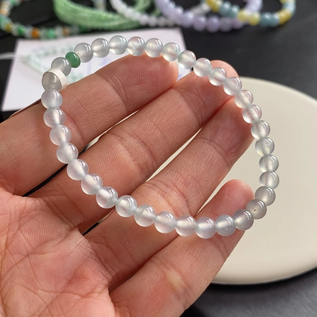 翡翠未镶嵌手链卡5