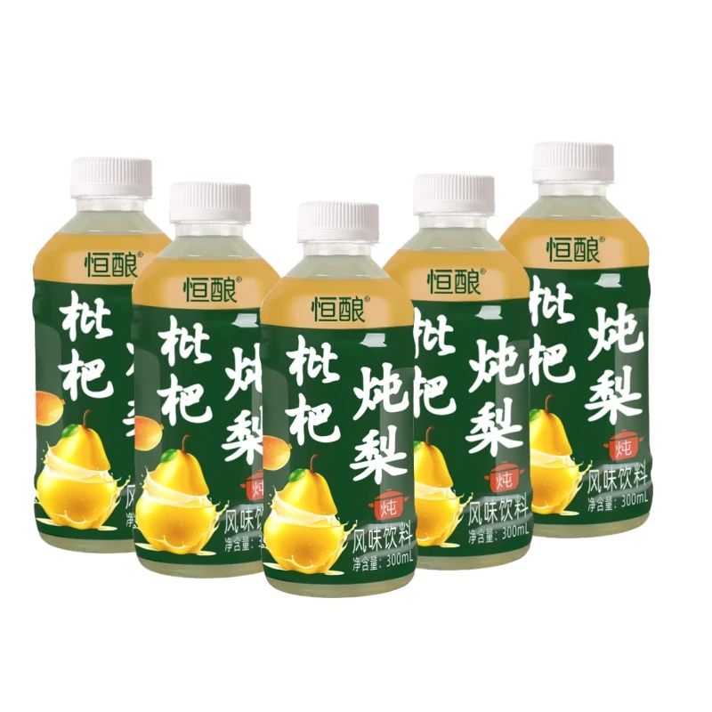 【厂家直销】正宗枇杷炖梨饮料300ml/12瓶夏季解渴果味饮品新日期