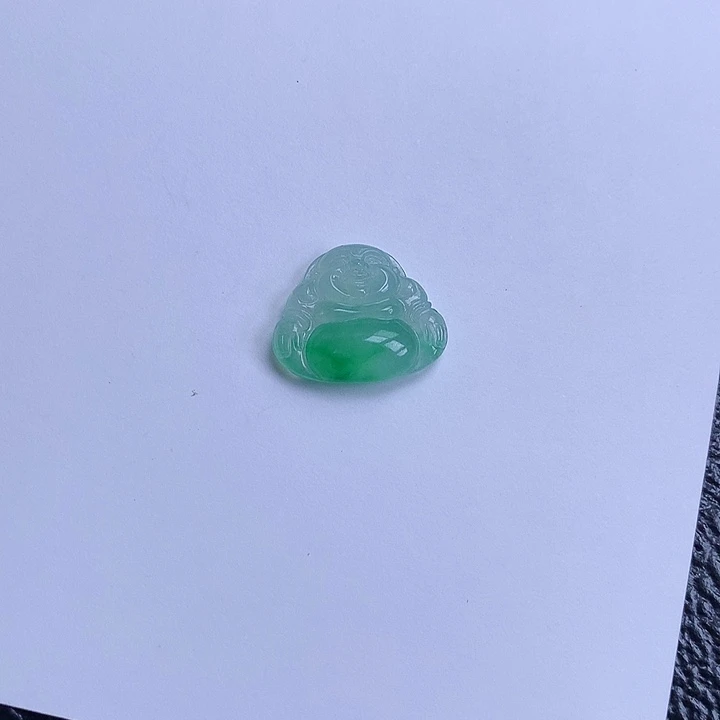 颈饰未镶嵌翡翠天然缅甸a货翡翠佛公