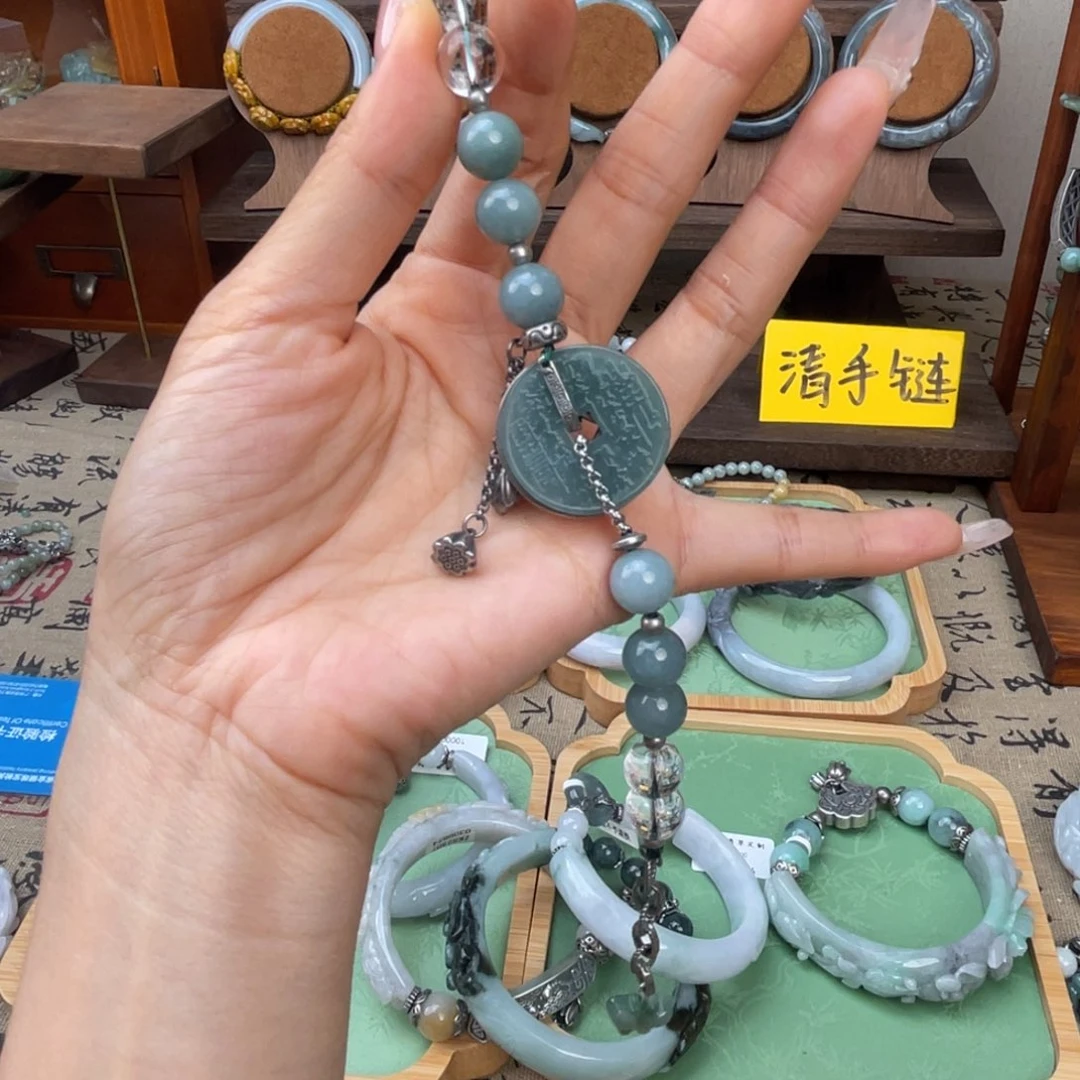 姿***)未镶嵌手链翡翠手链