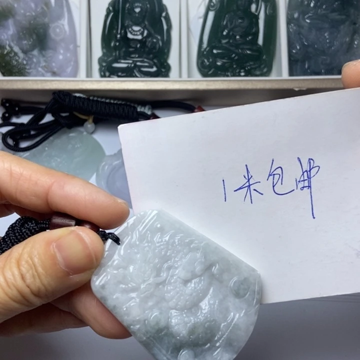 福***来翡翠未镶嵌挂件翡翠