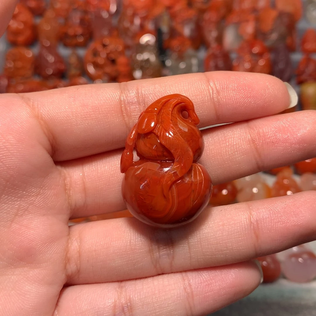 【闪购商品】未镶嵌葫芦吊坠2号南红玛瑙