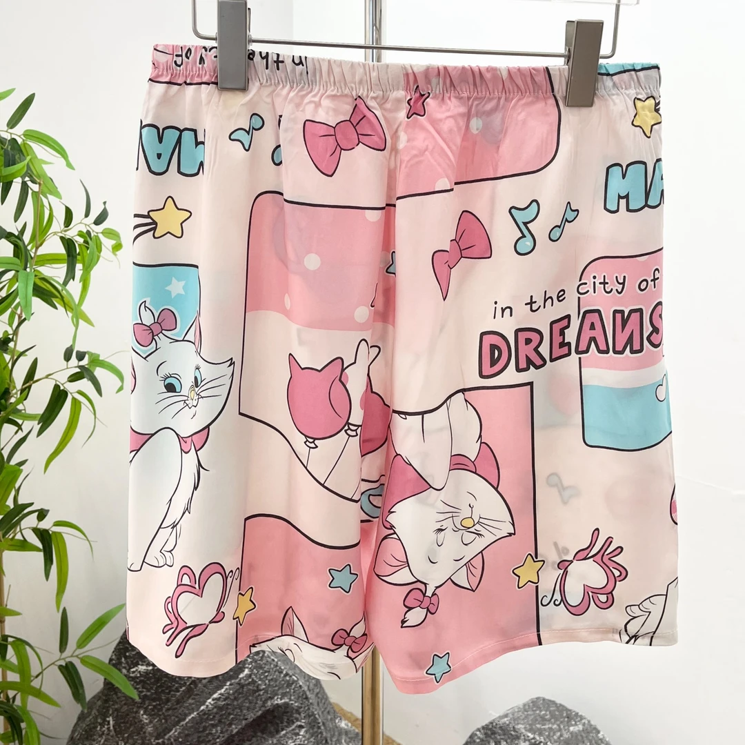 【绵绸短裤】碎花夏季绵绸睡衣家居服薄款睡裤防蚊裤短裤