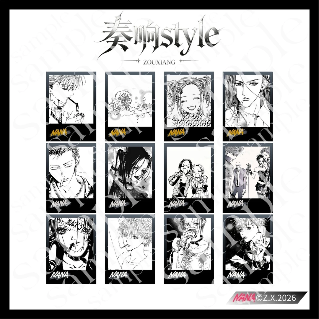 【奏响style】NANA (特别呈现款)原画黑白闪拍立得 潮玩盲盒