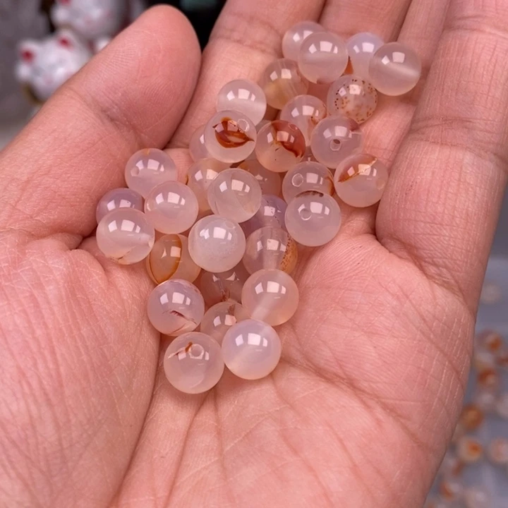 未镶嵌卡8荔枝冻100个玛瑙/玉髓