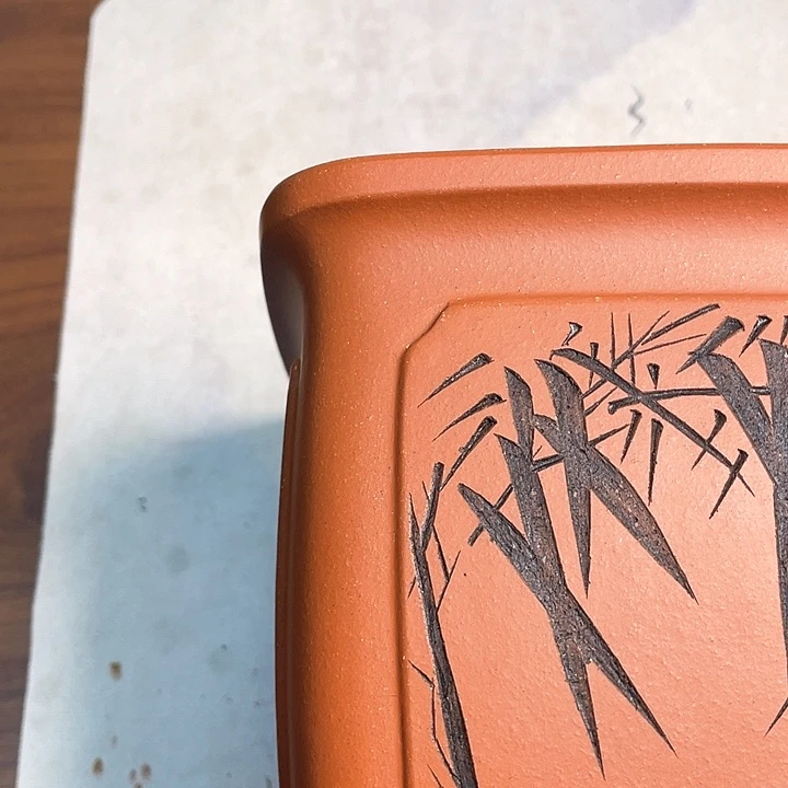 紫砂花盆用****5精品紫砂兰花盆