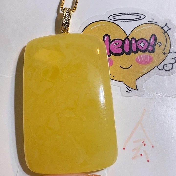 定制琥珀银S925镶嵌琥珀蜜蜡