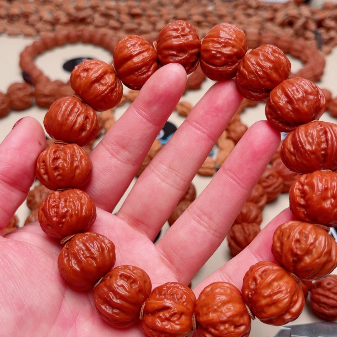 吊坠文玩核桃鱼**作京八棱