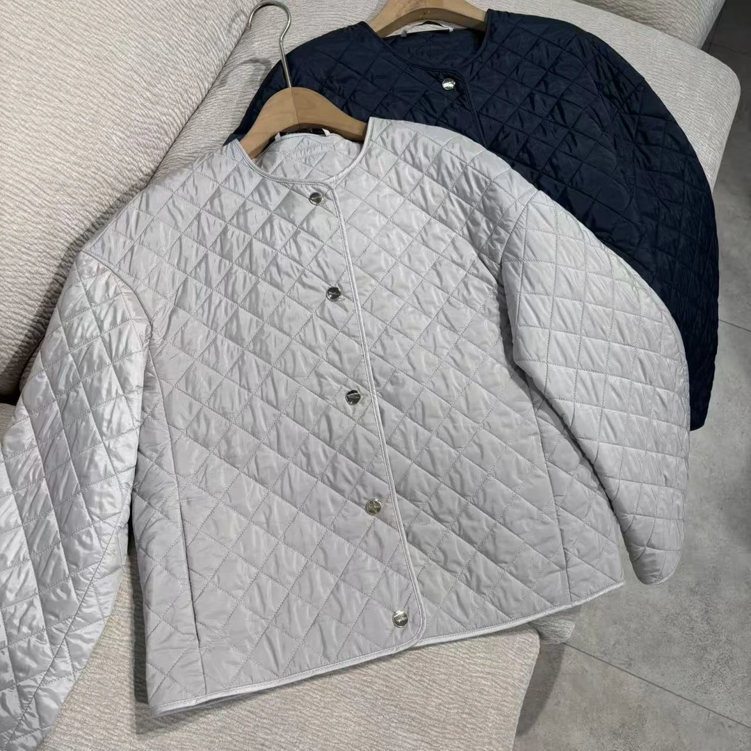 【特价】SY5347双色菱格驼绒短款棉服