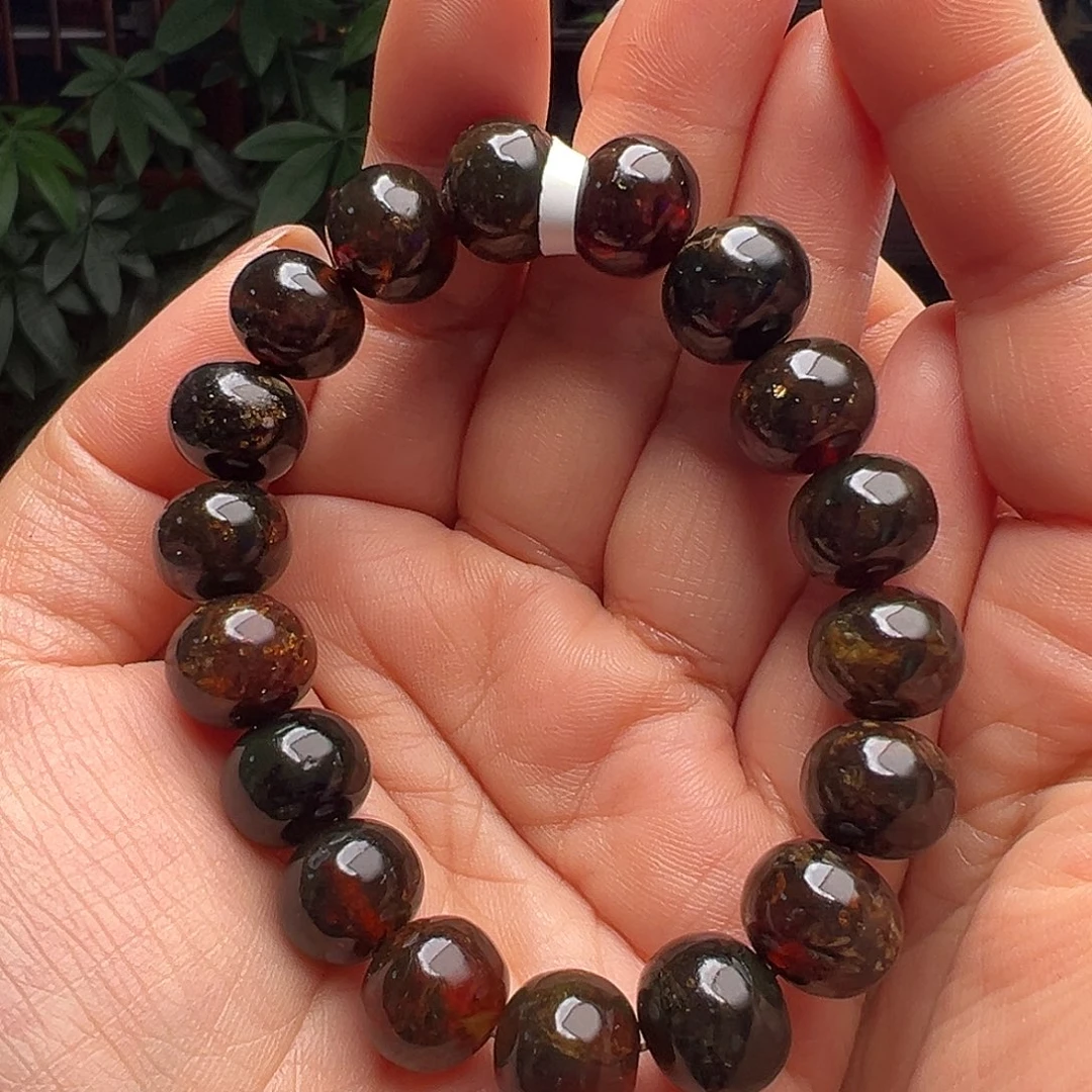 琥珀未镶嵌裸石抚顺琥珀10584十二