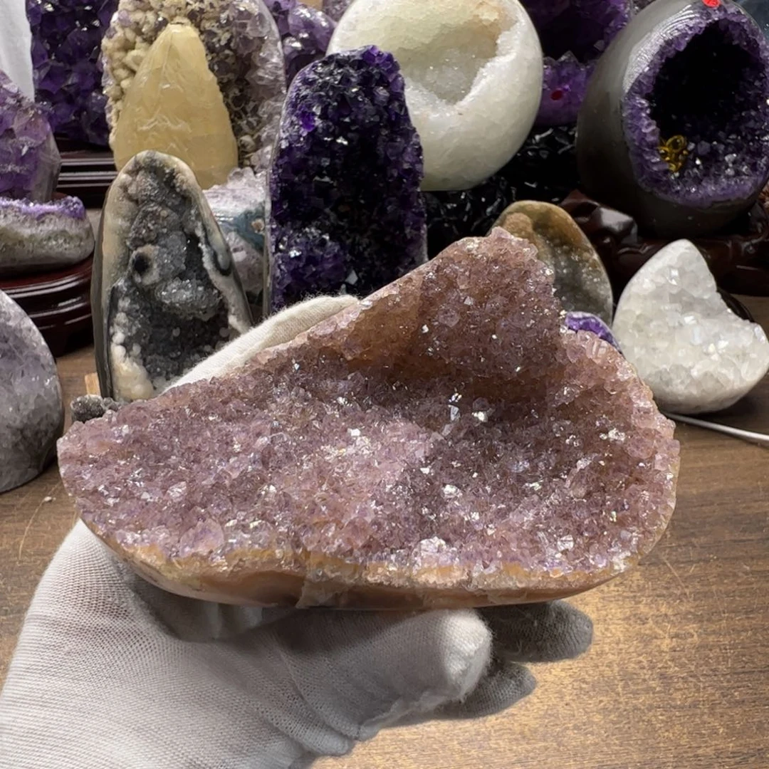 水晶未镶嵌水晶花盘49