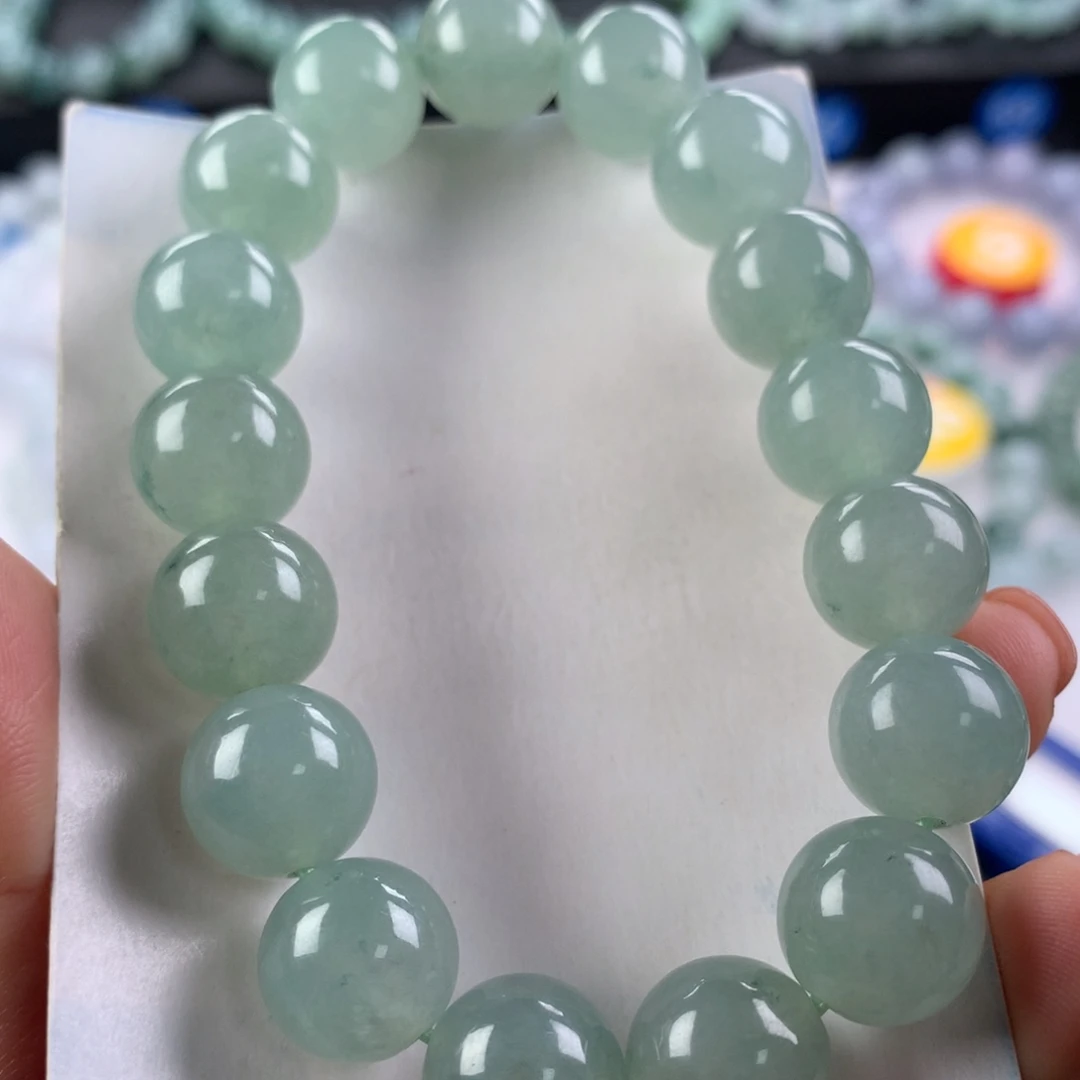 翡翠未镶嵌手链卡12.4