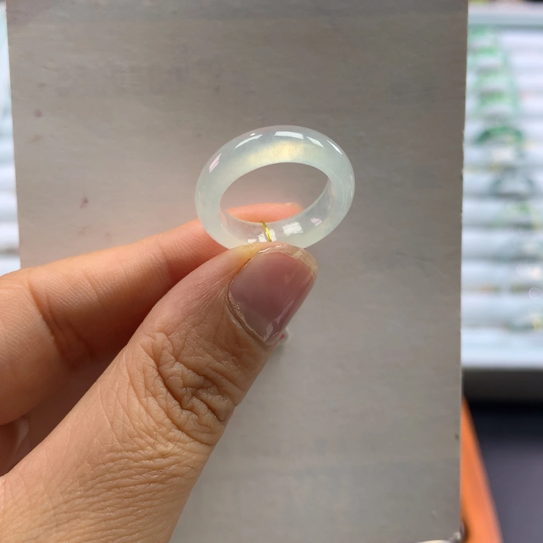 翡翠未镶嵌戒指9/10号
