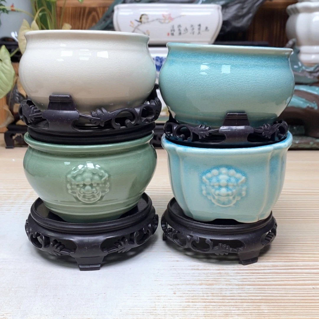 花盆紫砂陶瓷艺术花盆陶瓷